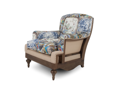 RUFUS ESSENCE - Fabric armchair with armrests by Crearte Collections - view 3